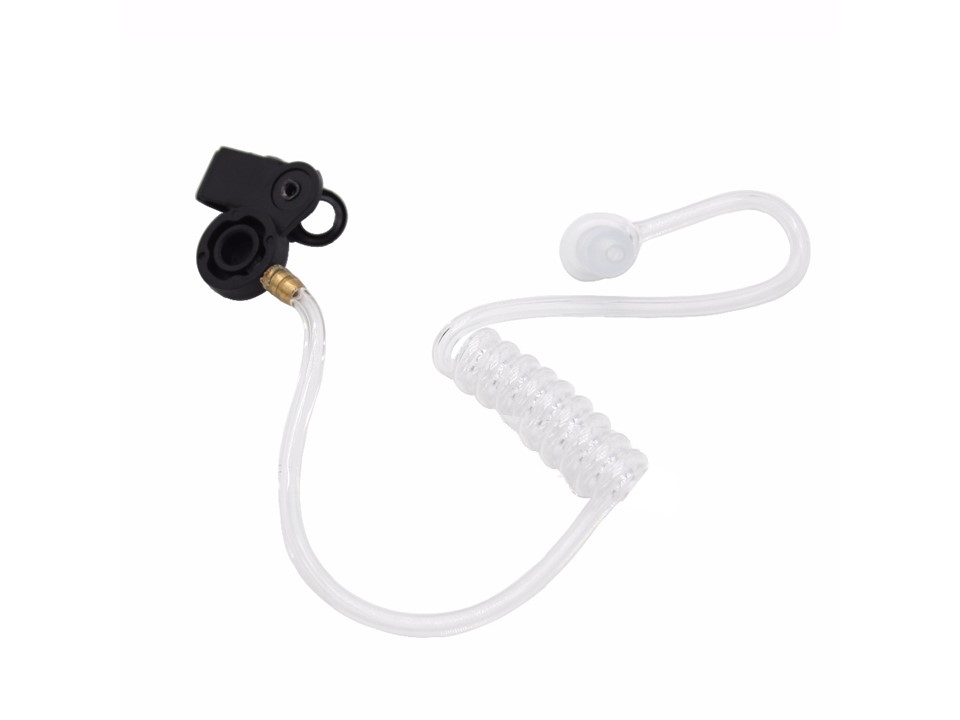Walkies4Events - Air tube headset - Doorschijnende kruldraad voor in ear oortje